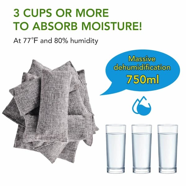 Sacos Absorventes de Odores com Carvão de Bambu – Pack 10