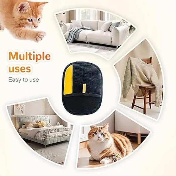 Luva Removedora de Pelos Pet – Reutilizável e Eletrostática