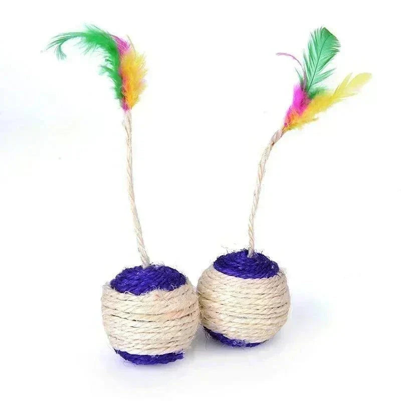 Brinquedo Arranhador Interativo com Sisal para Gatos