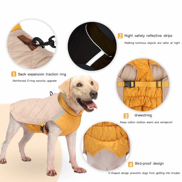 Casaco Impermeável Refletor para Cães