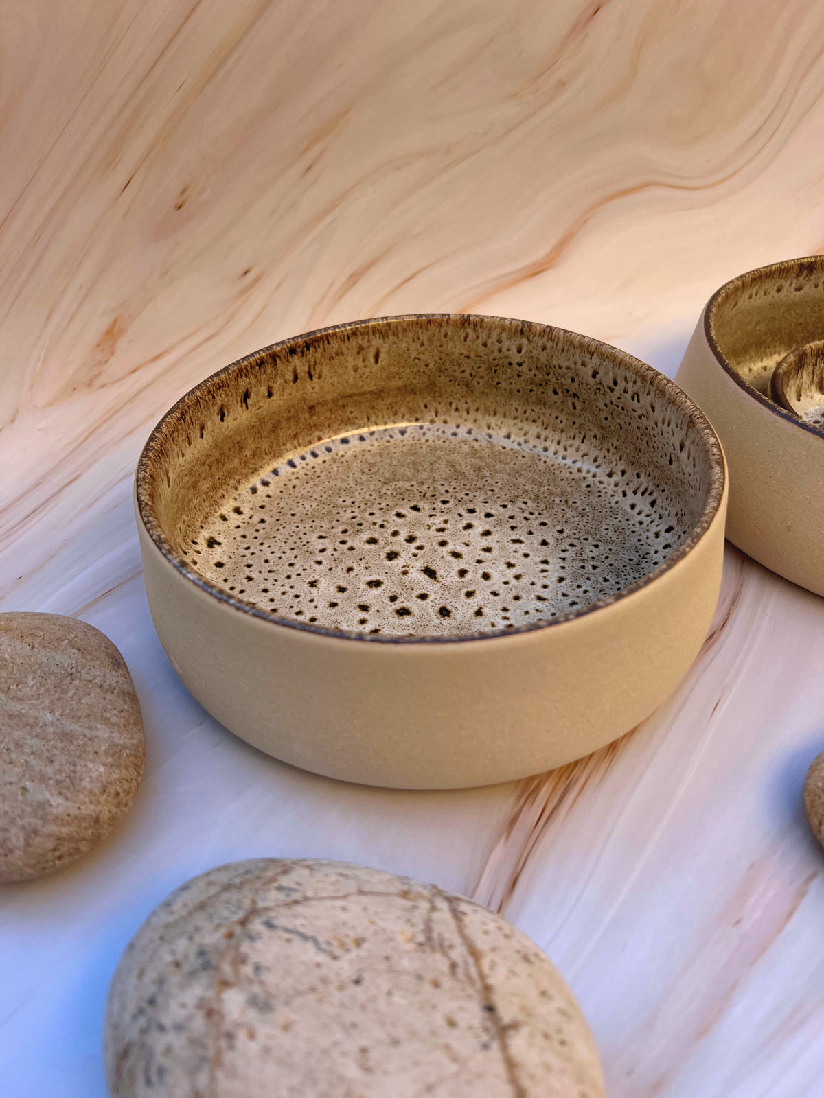 Taça Cerâmica de Água Terra para Cães e Gatos
