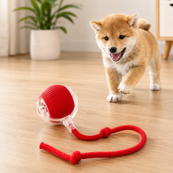Bola Interativa Recarregável para Cães e Gatos