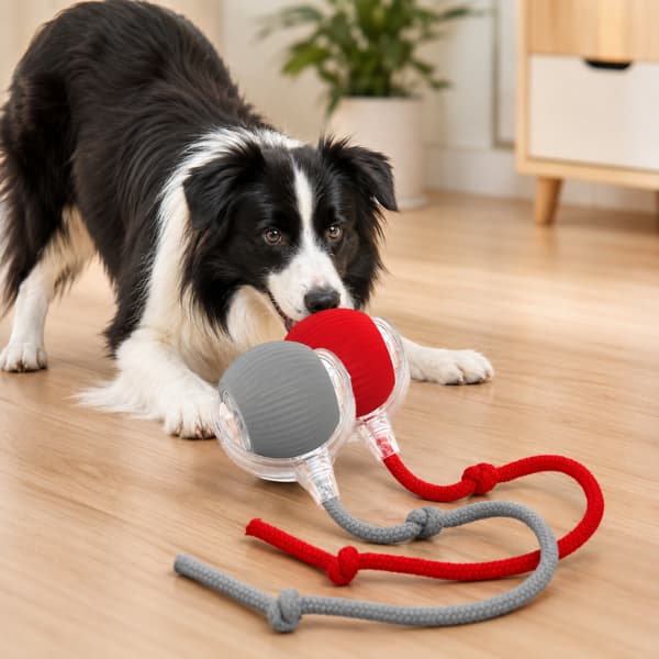 Bola Interativa Recarregável para Cães e Gatos