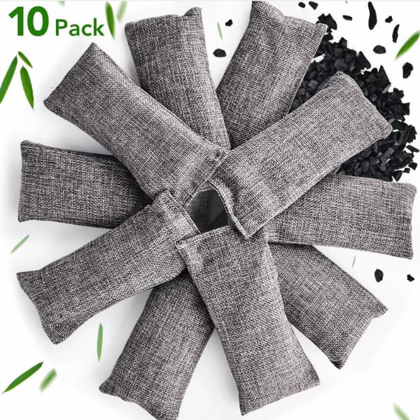 Sacos Absorventes de Odores com Carvão de Bambu – Pack 10
